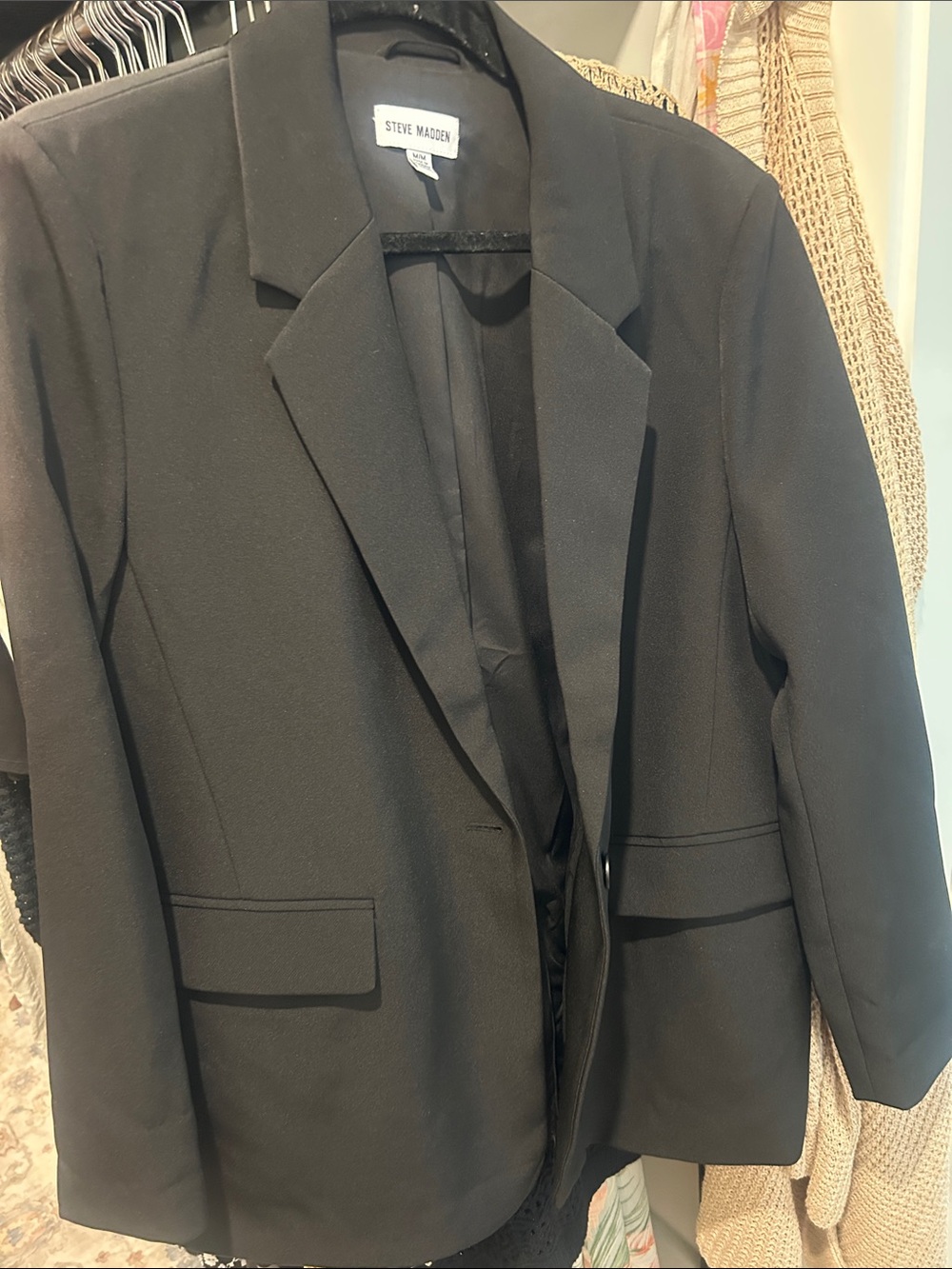 Steve Madden Black Women's Blazer